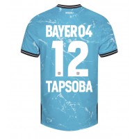 Dres Bayer Leverkusen Edmond Tapsoba #12 Rezervni 2023-24 Kratak Rukav